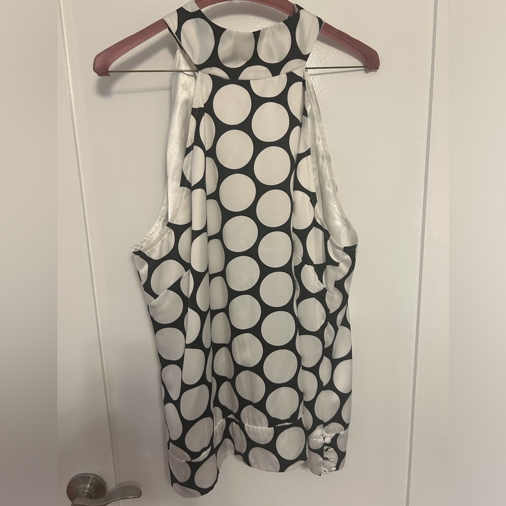 Banana Republic silky Polka Dot Top